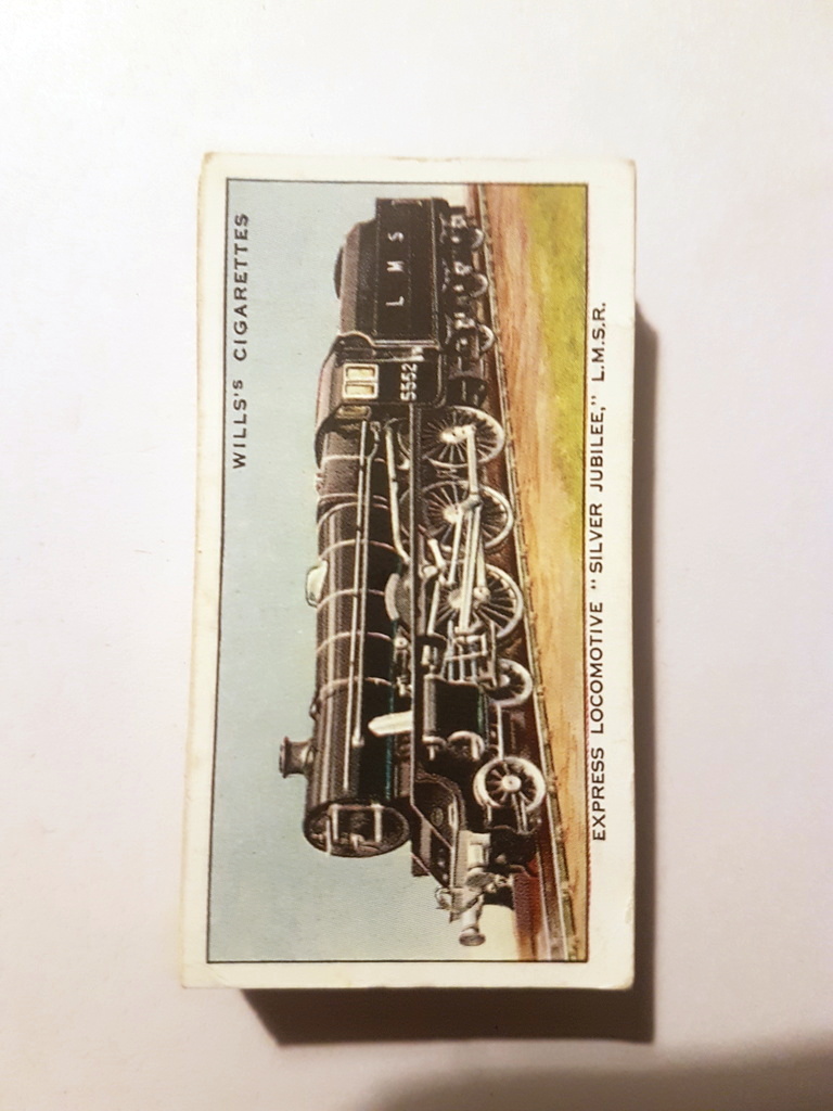 Photo of the front of these Railway Engines (1936) cigarette cards