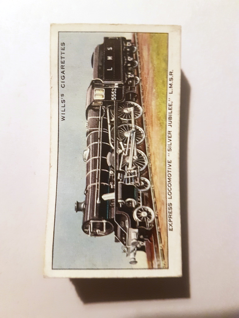 Photo of the front of these Railway Engines (1936) cigarette cards