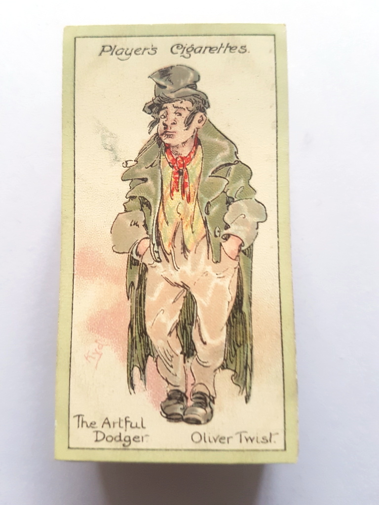 Photo of the front of these Characters from Dickens (1st and 2nd series comb.) cigarette cards