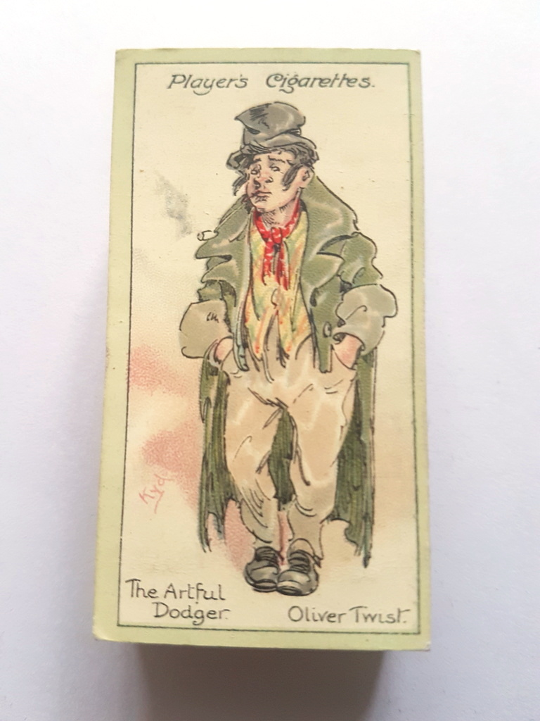 Photo of the front of these Characters from Dickens (1st and 2nd series comb.) cigarette cards