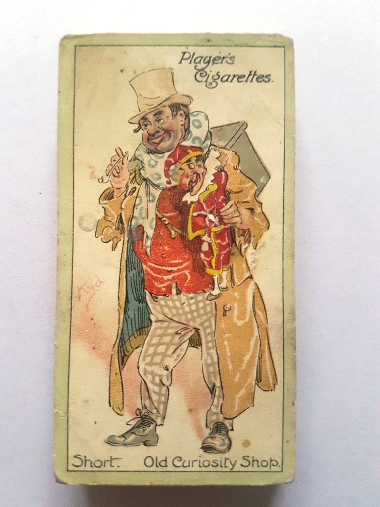 Photo of the front of these Characters from Dickens (2nd) cigarette cards