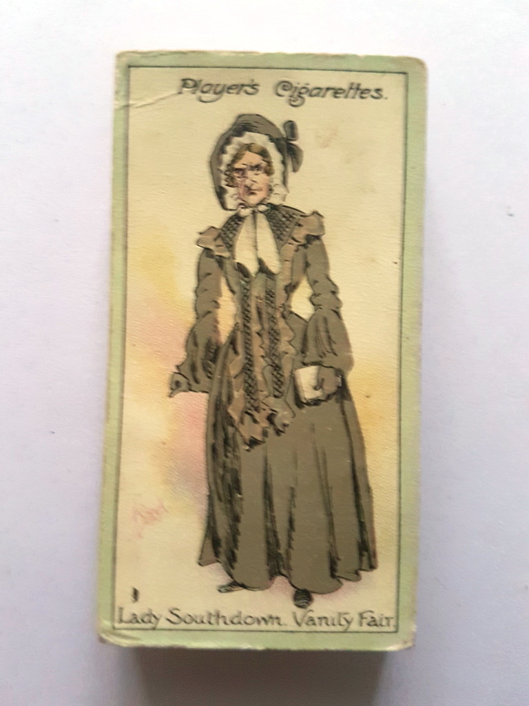 Photo of the front of these Characters from Thackeray cigarette cards