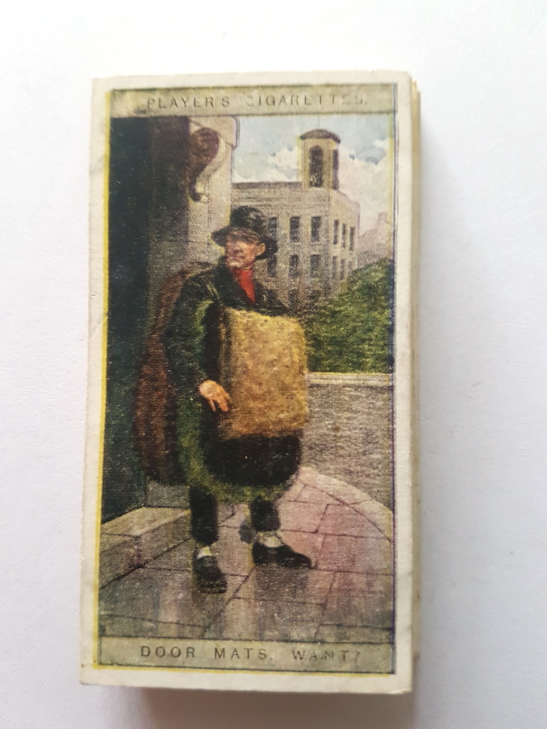 Photo of the front of these Cries of London (2nd) cigarette cards