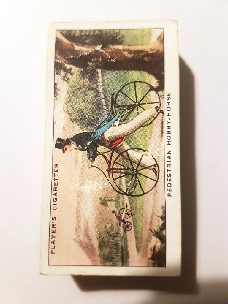 Photo of the front of these Cycling cigarette cards