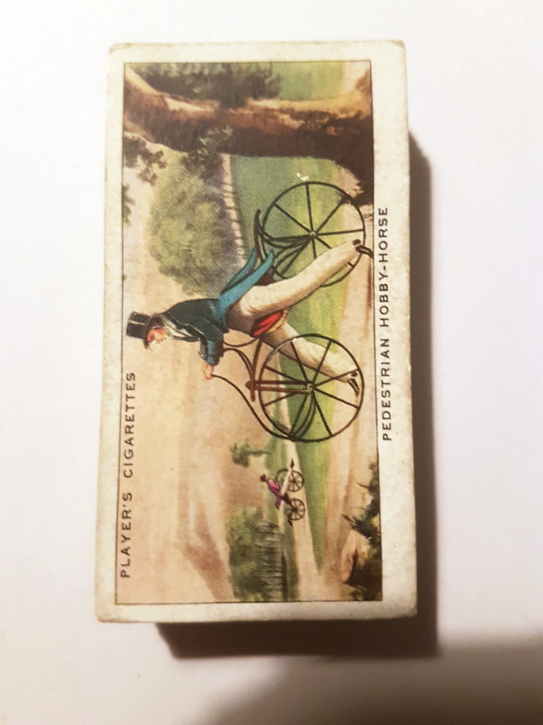 Photo of the front of these Cycling cigarette cards