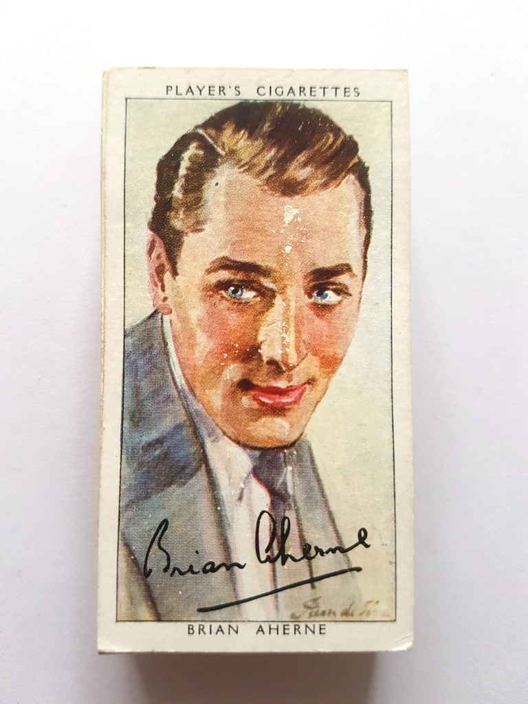 Photo of the front of these Film Stars (3rd) cigarette cards