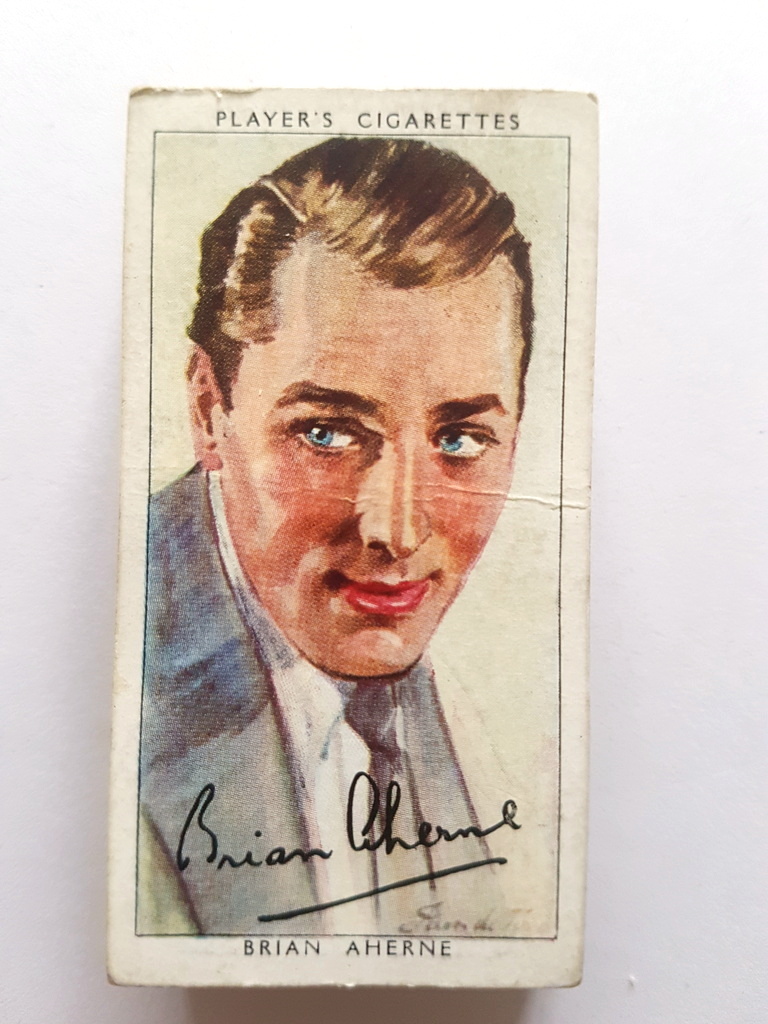 Photo of the front of these Film Stars (3rd) cigarette cards