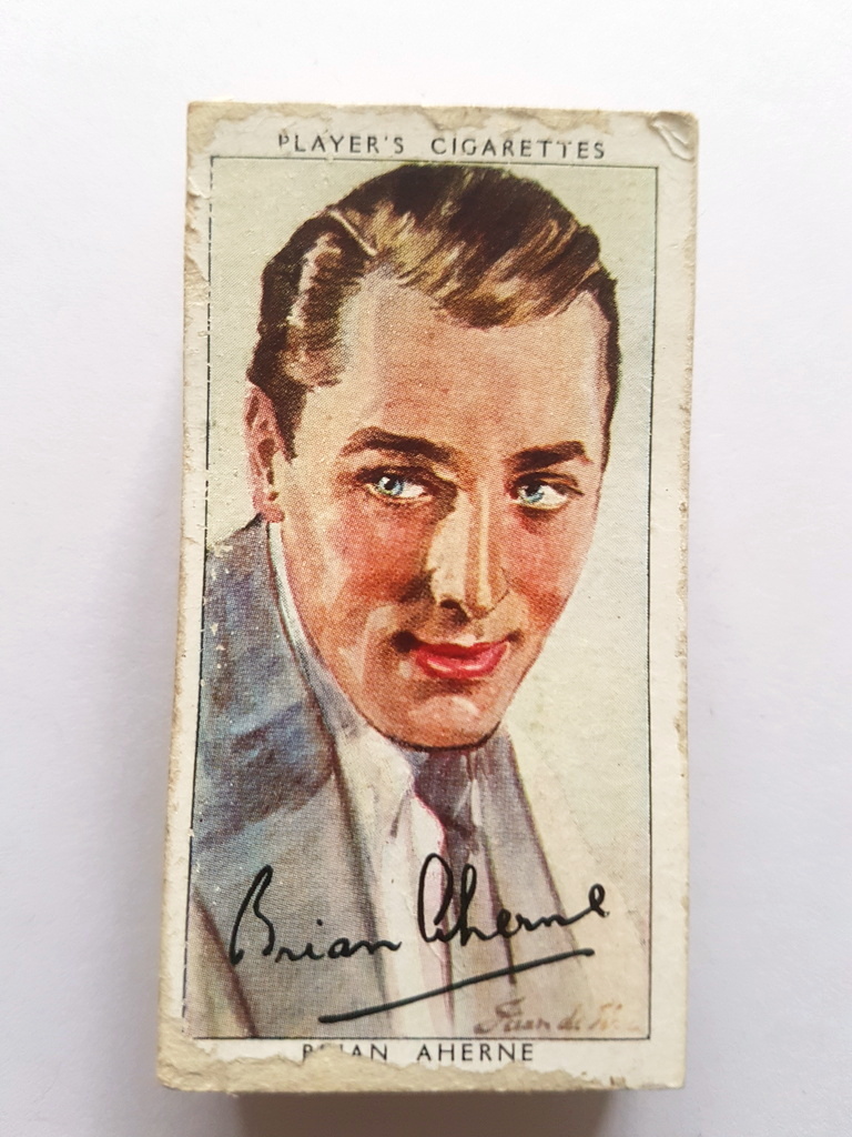 Photo of the front of these Film Stars (3rd) cigarette cards