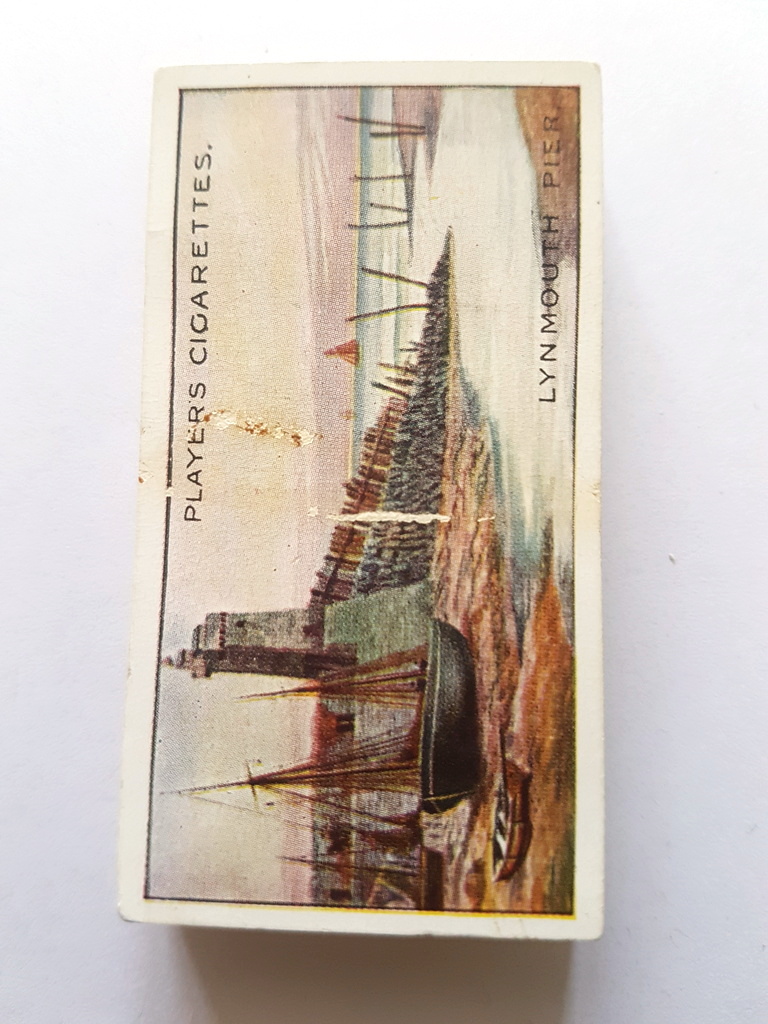 Photo of the front of these Gems of British Scenery cigarette cards