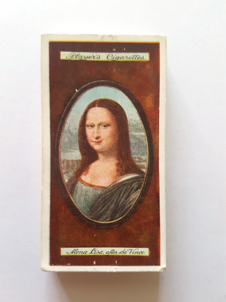 Photo of the front of these Miniatures cigarette cards