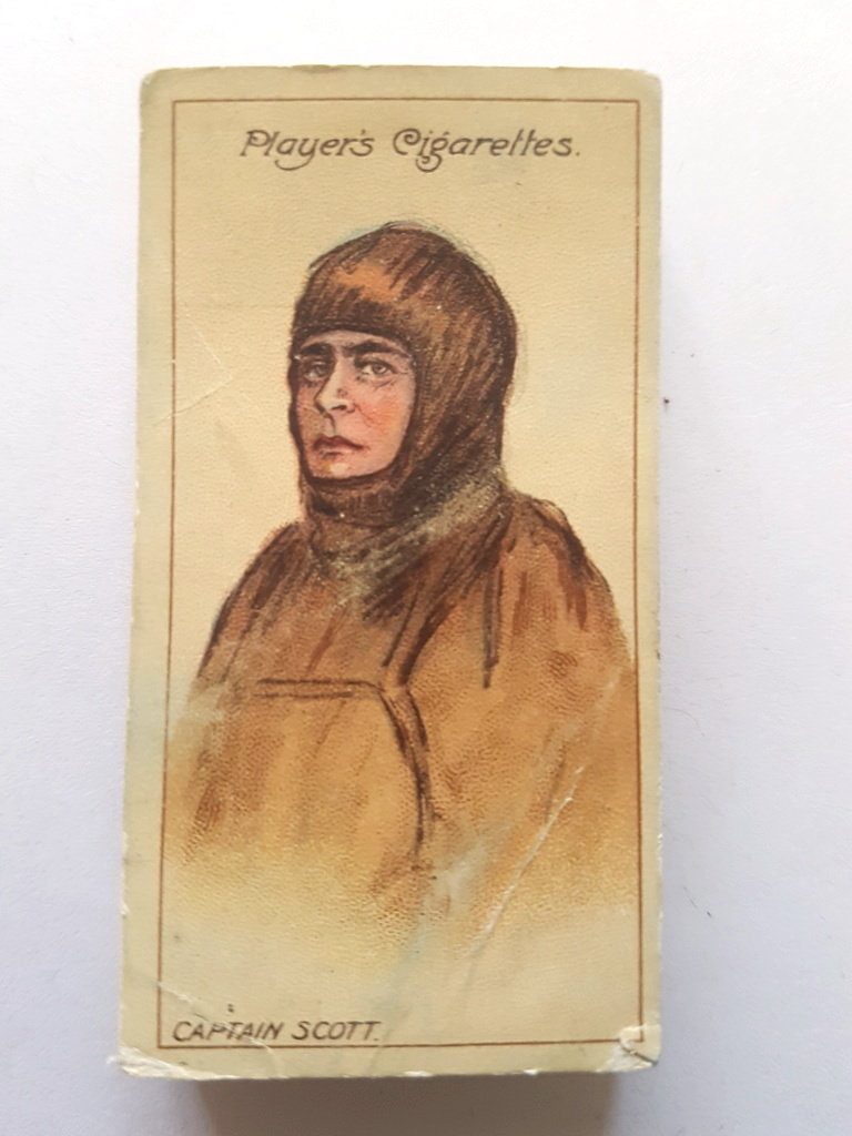 Photo of the front of these Polar Exploration (2nd) cigarette cards