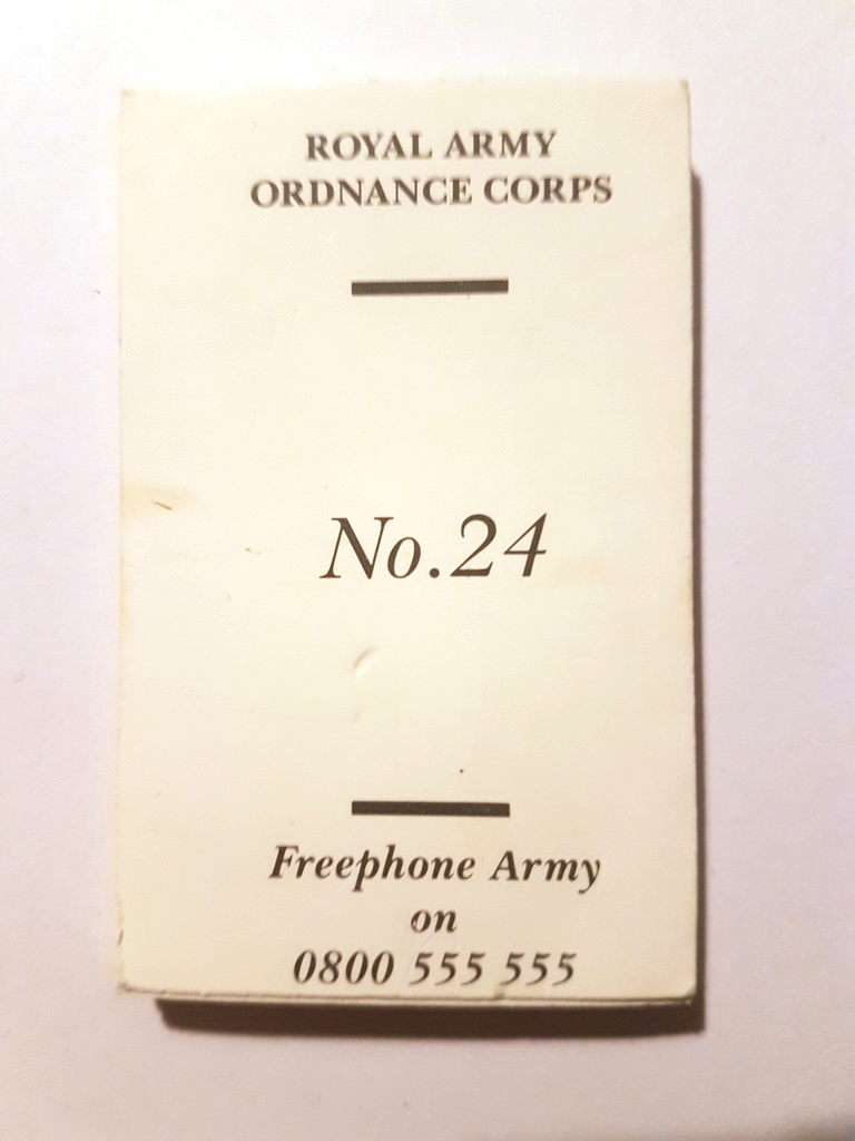 Photo of the back of these British Regiments (1st, without text) trade cards