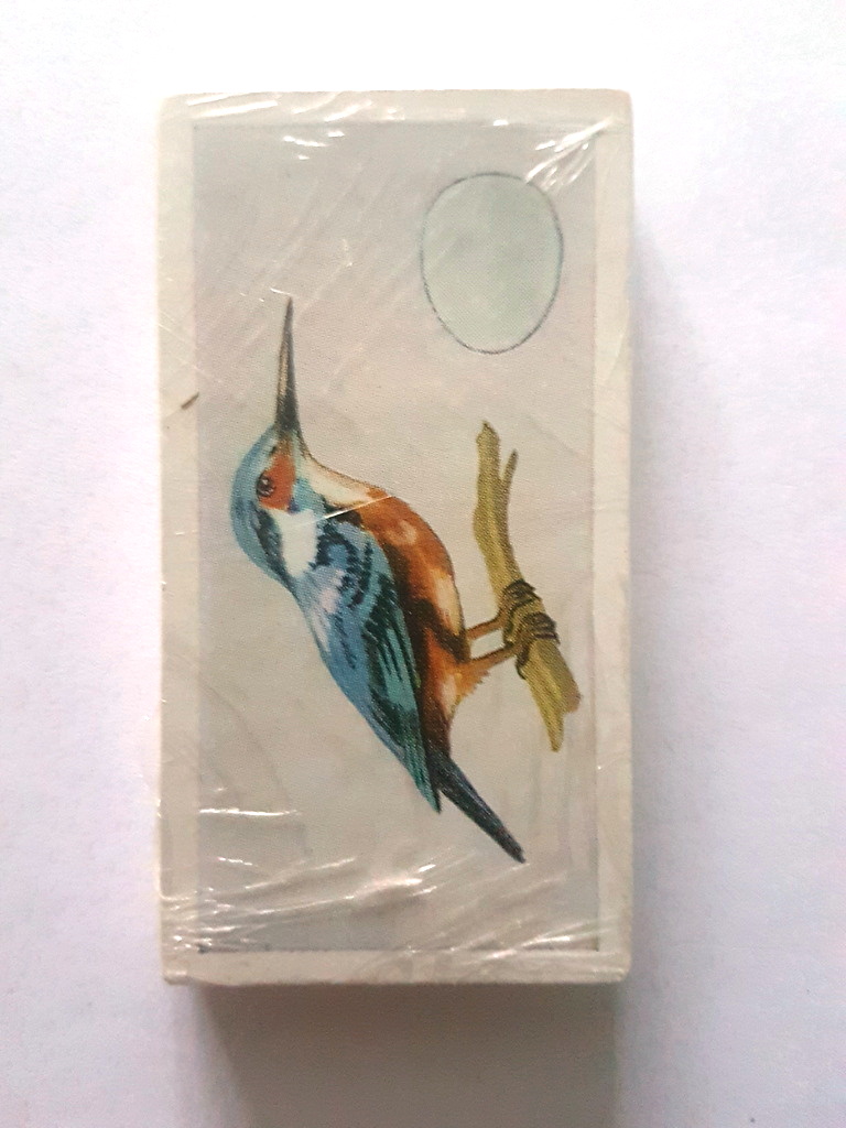 Photo of the front of these Birds and Their Eggs tea cards