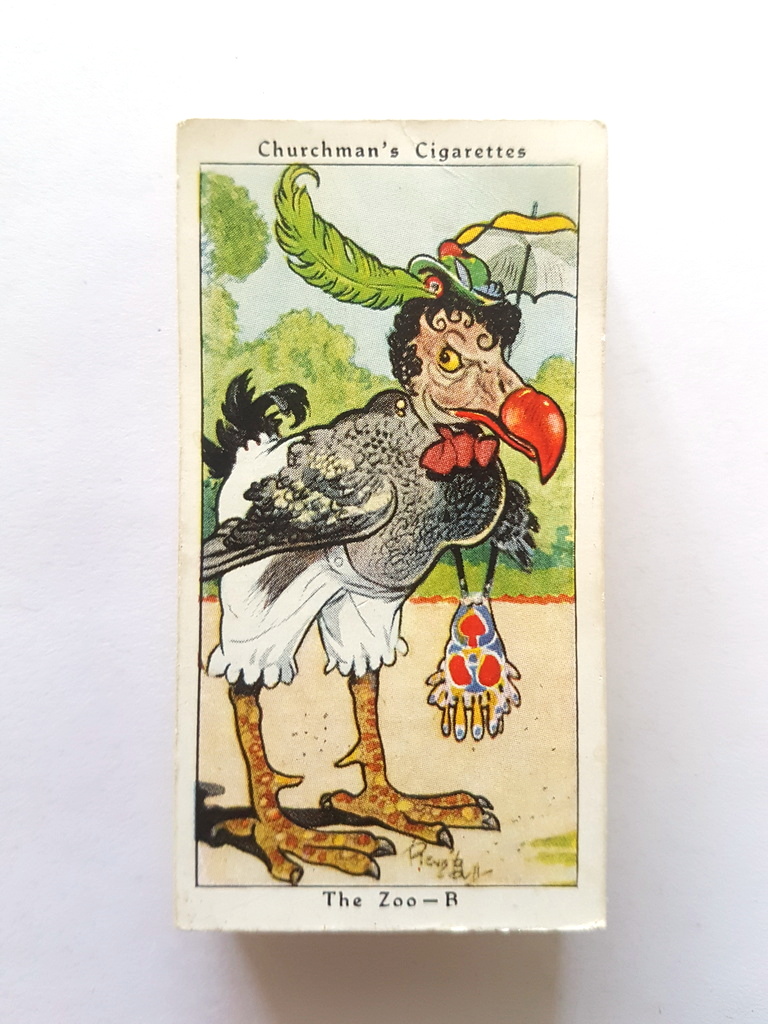 Photo of the front of these Howlers cigarette cards