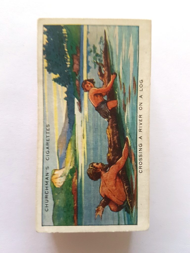 Photo of the front of these The Story of Navigation cigarette cards