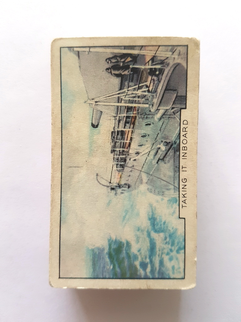 Photo of the front of these The Navy ("Park Drive") cigarette cards