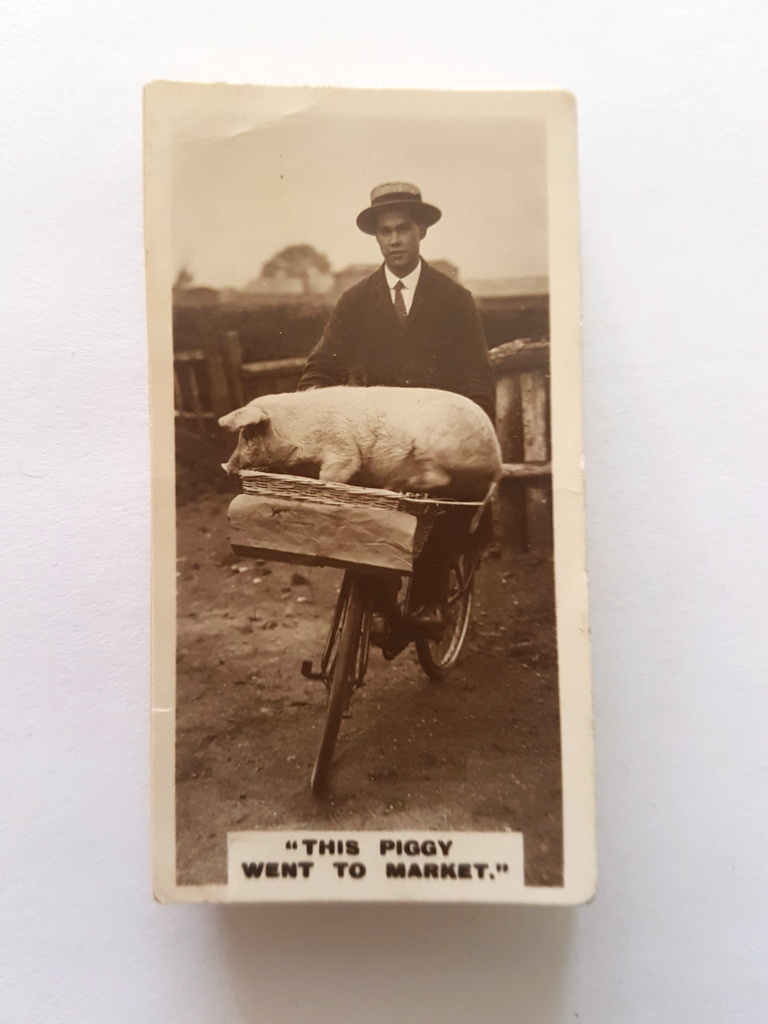 Photo of the front of these Real Photographs (2nd) cigarette cards