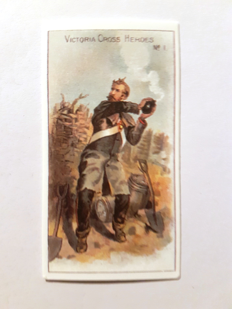 Photo of the front of these Victoria Cross Heroes Nos 1-20 (reprint) cigarette cards