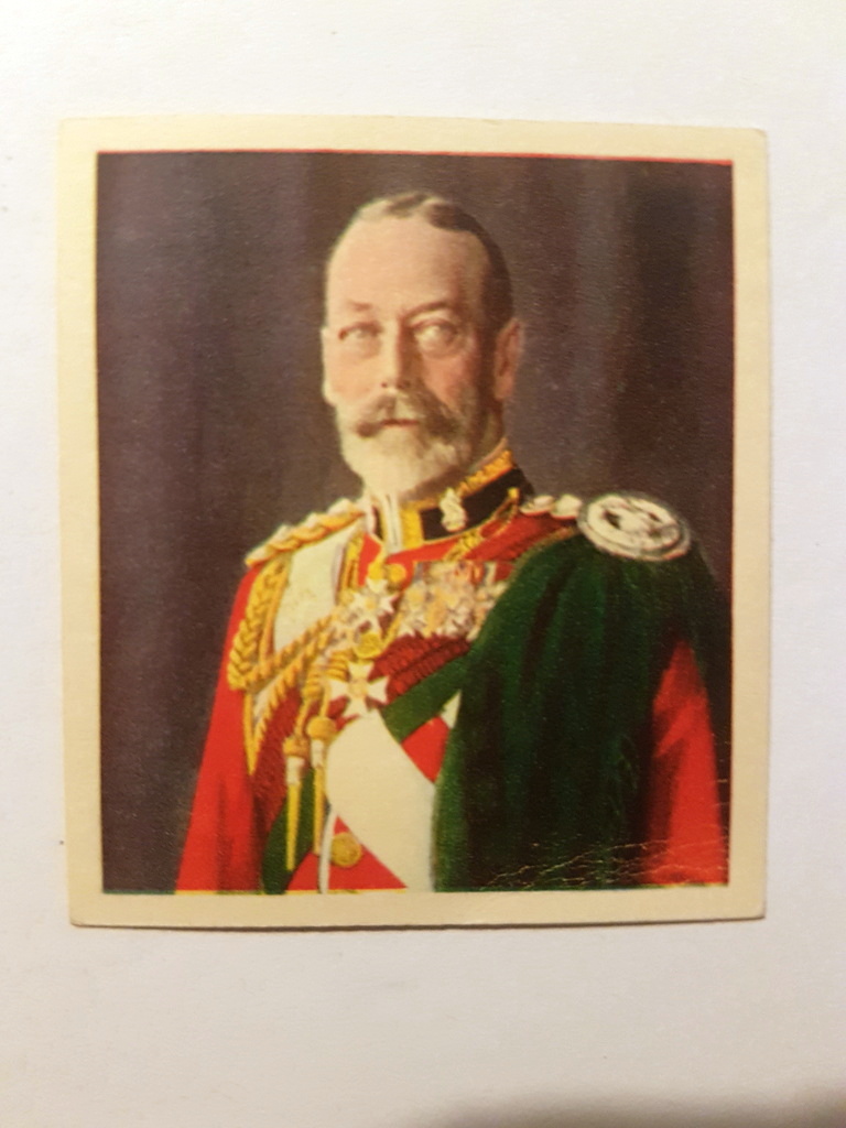 Photo of the front of these Special Jubilee Year Series cigarette cards