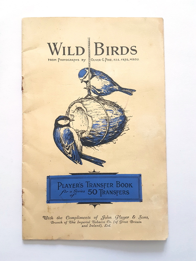 Photo of the front of these Wild Birds (album) cigarette cards