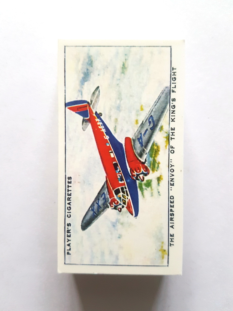 Photo of the front of these Aircraft of the Royal Air Force (reprint) cigarette cards