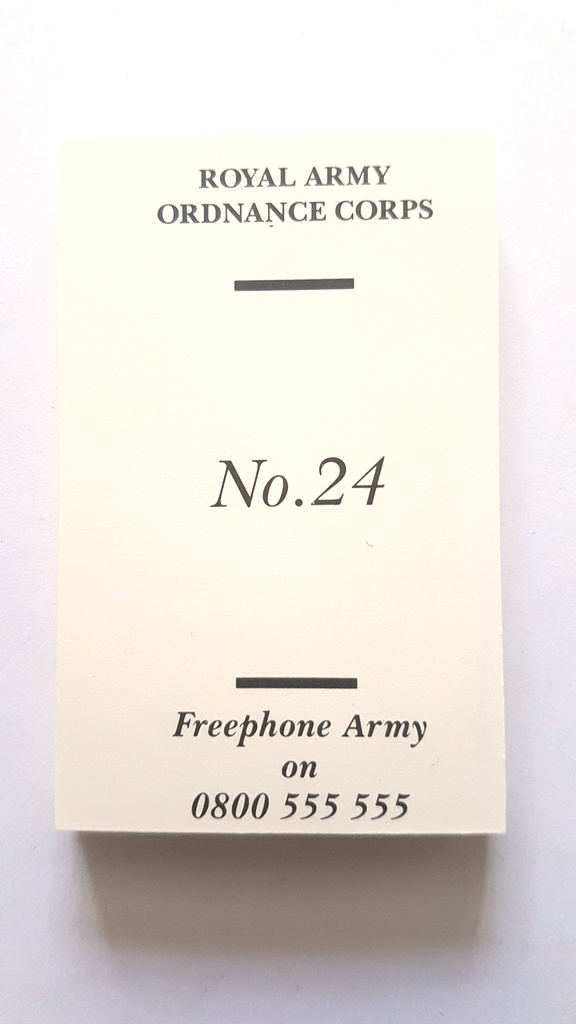Photo of the back of these British Regiments (1st, without text) trade cards