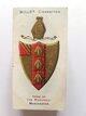 Photo of the front of the set of Arms of the Bishopric cigarette cards