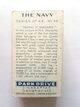 Photo of the back of the set of The Navy ("Park Drive") cigarette cards