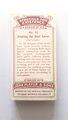 Photo of the back of the set of Struggle for Existence cigarette cards