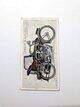 Photo of the front of the set of Motor Cycles cigarette cards