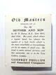 Photo of the back of the set of Old Masters cigarette cards