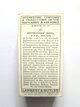 Photo of the back of the set of Interesting Customs and Traditions of the Navy... cigarette cards
