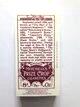 Photo of the back of the set of Regimental Crests, Nicknames and Collar Badges trade cards